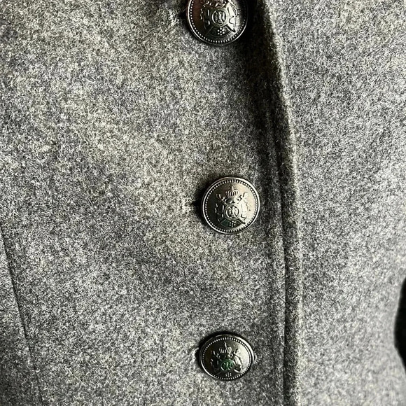 Max Mara weekend wool blend gray blazer size 4 - Picture 6 of 11